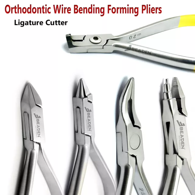 Dental Orthodontic Pliers Wire Bending Loop Forming Tooth Braces Ligature Cutter