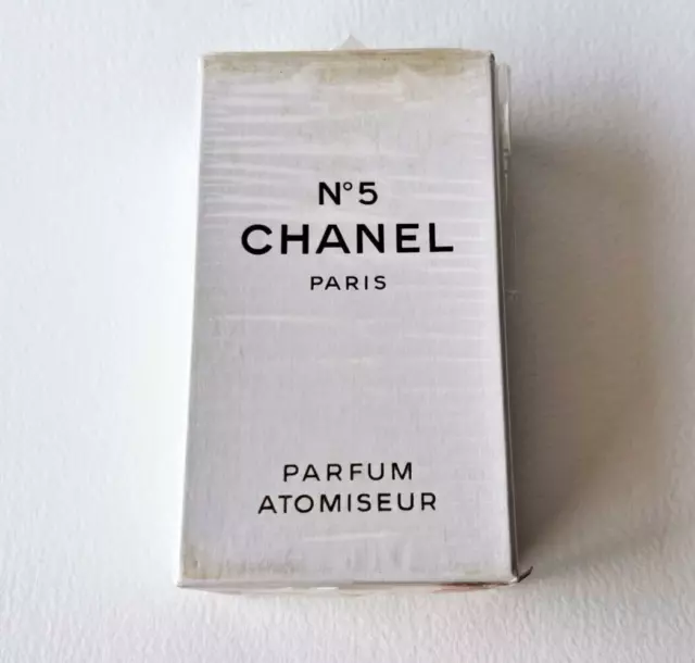 CHANEL No 5 Parfum Atomiseur (1/3 oz) Purse Spray Vintage New sealed (a)