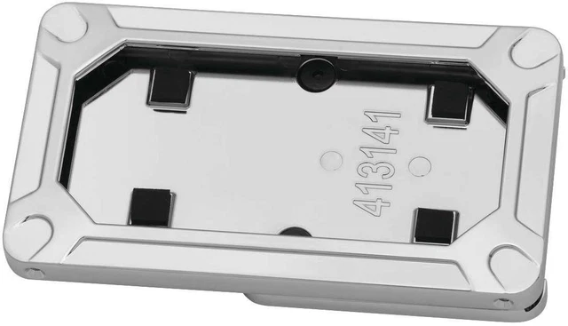 Kuryakyn 3141 Nova Side Mount License Plate Frame - Chrome