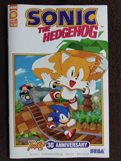 SONIC THE HEDGEHOG Tails 30Th Anniversary Idw One-Shot Comic Cover A ...