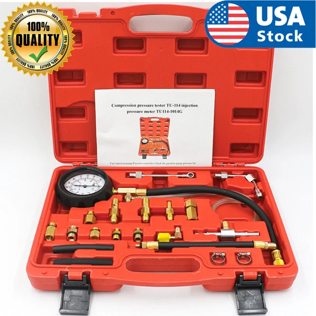 FUEL INJECTION PUMP Pressure Tester Manometer Gauge System Test Kit For