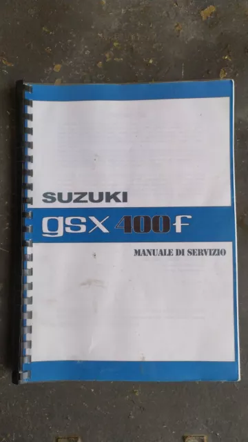 SUZUKI GSX400F service book Workshop Manuale Di Servizio Italiano