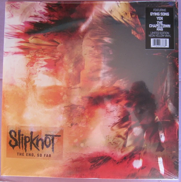 SLIPKNOT THE END, SO FAR 2 x NEON YELLOW LP VINYL WORLDWIDE 2022