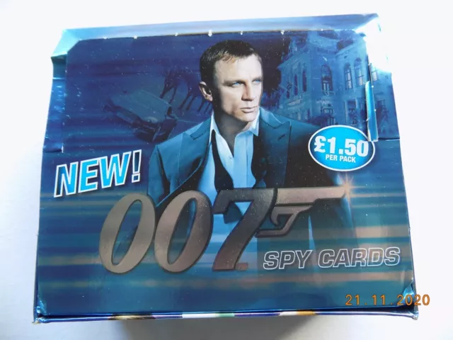 007 SPY CARDS - COMMANDER - 2008 by Danjaq - Individual Cards - see list