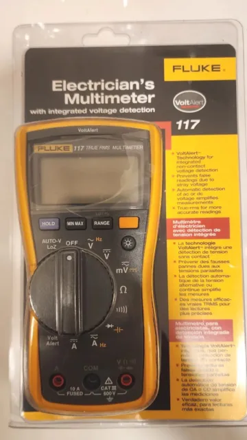 Fluke 117 Electrician's Multimeter with Non-Contact Voltage Detection