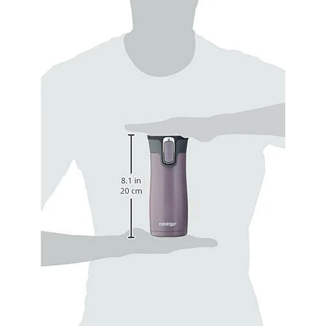 Contigo 2-Pack West Loop Stainless Steel Travel Mug, 16 oz - Earl Grey/Dark Plum 3