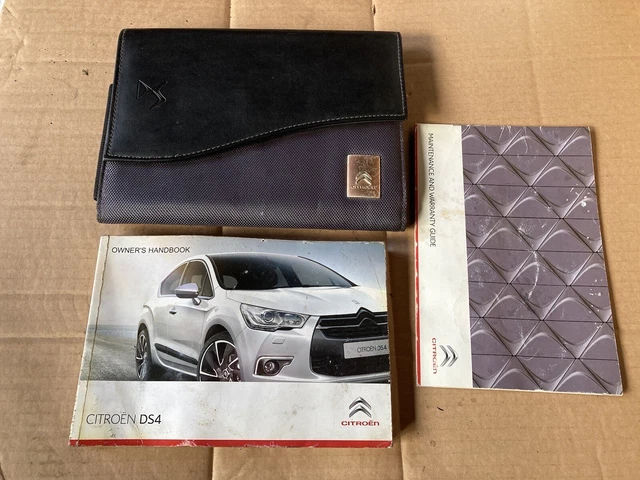Citroen Ds4 (2011 - 2015) Wallet Owners Manual / Handbook. (2013)