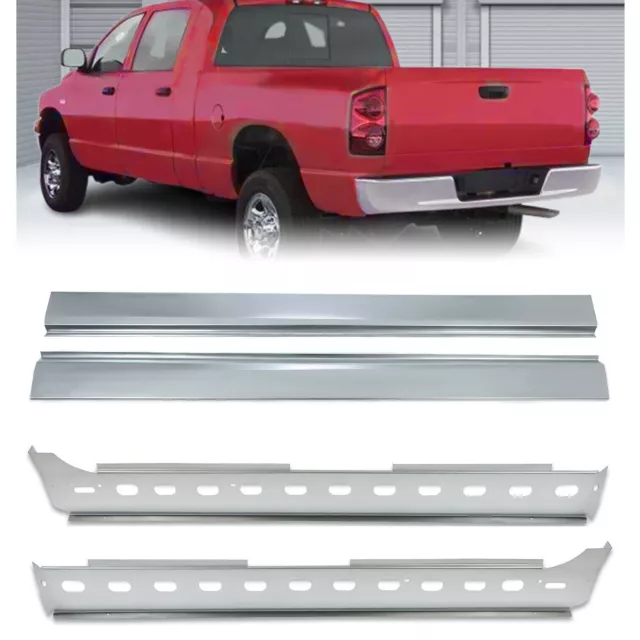 Outer & Inner Rocker Panels For Dodge Ram 1500/2500 4 Door Quad Cab 2002-2008