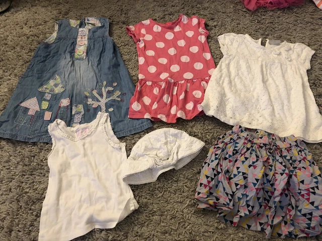 Next Girls Dress Top Vest Hat Skirt Bundle Age 3-4 Years