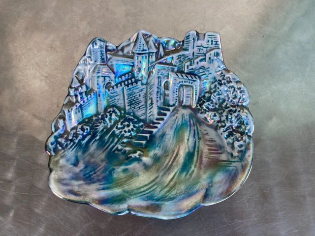 Ville De Carcassonne Ancien Cendrier En Faience Remparts Deco