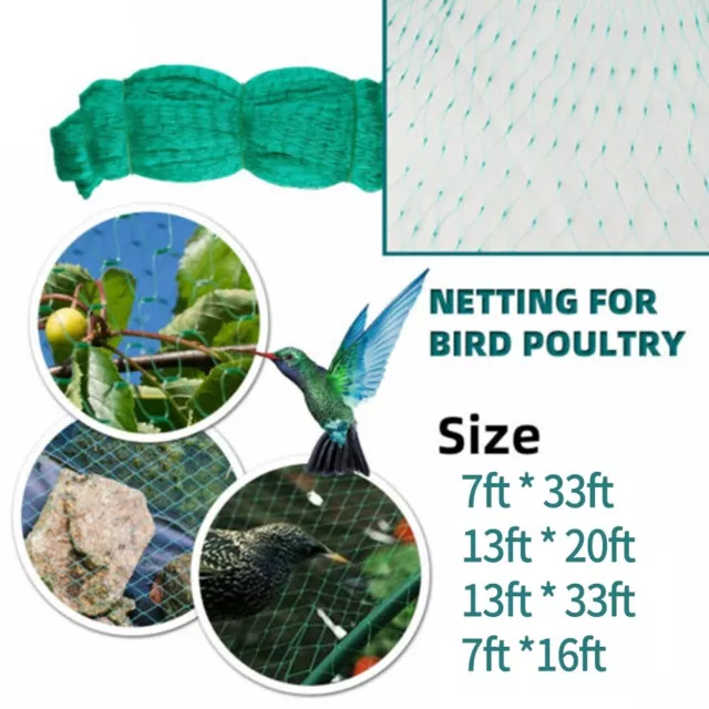 FILET ANTI-OISEAUX 1 pièce gadget 10-35 m filet protection oiseaux fruits  légu EUR 23,23 - PicClick FR