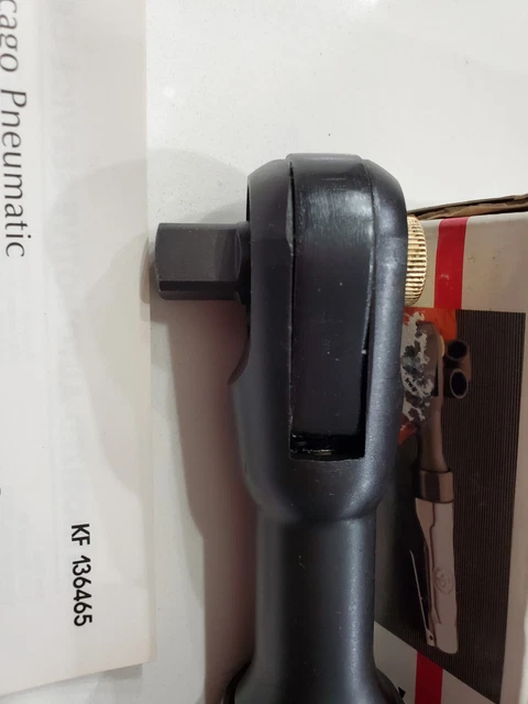 Chicago Pneumatic 1/2" Sq Drive Heavy Duty Air Ratchet 50 ft/lb Torque CP828H 2