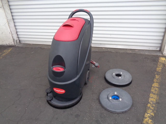 DAYTON 40PM20 Floor Scrubber Walk-Behind 0.6 HP 120V AC