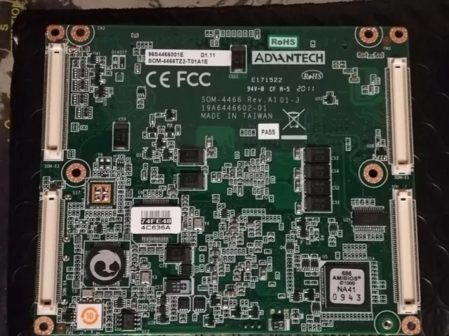 Advantech SOM-4466 AMD G-series ETX CPU Module w/ 2GB DDR3-1600 2