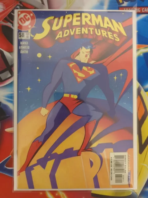 Superman Adventures #58 Alex Ross Cover Low Print DC Comics 2001
