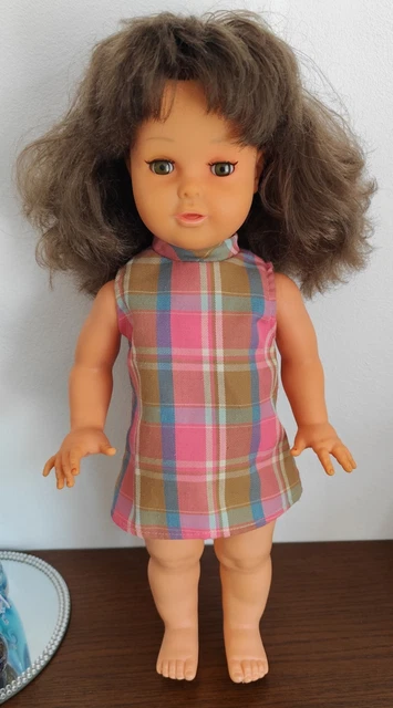 RARE JOLI BÉBÉ noir petitcollin :petit câlin état neuf 28cm ancien EUR