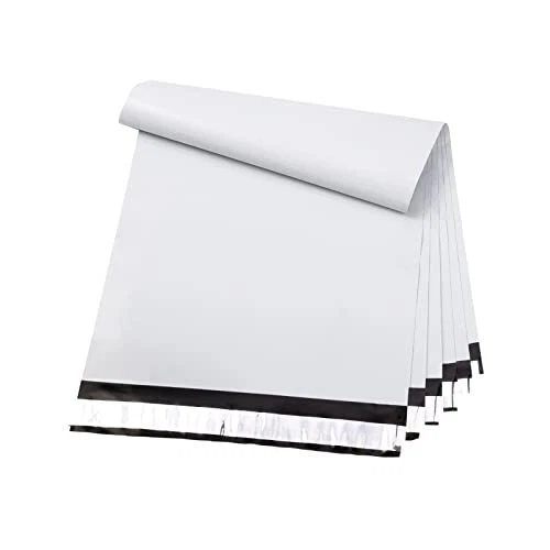 Poly Mailers 7.5x10.5 100 Pcs | Durable Shipping Bags for Clothing | Plastic
