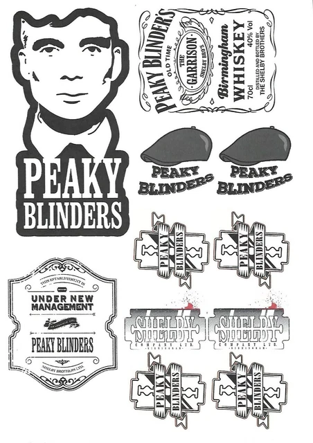 Peaky Blinders Personalized Edible Cake Topper - 10" X 7.5", Round, For Birthdays