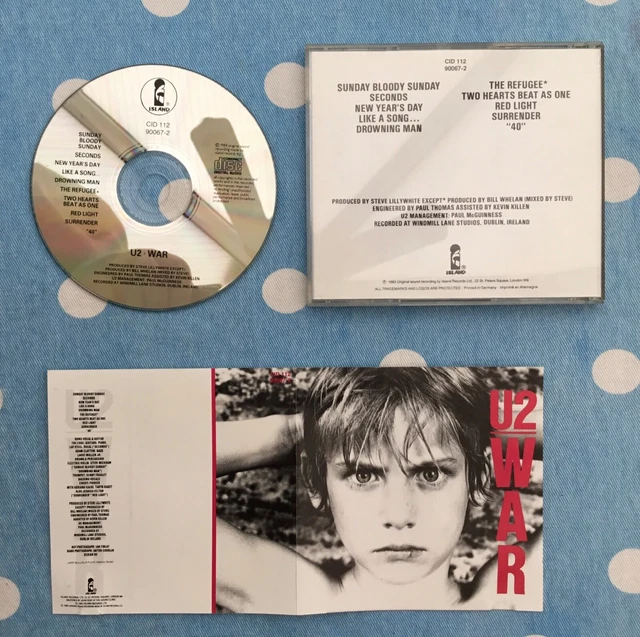 🌟U2🌟War🌟Cd Album🌟Rock🌟No Barcode🌟Rare 1980S Issue🌟Uk🇬🇧Seller🌟