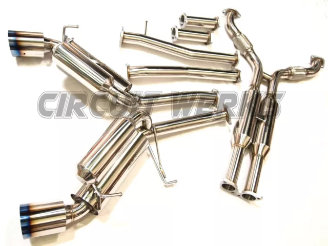 350Z Z33 03-09 Fairlady Z 350 True Double Y-Pipe Catback Output With / 4.5