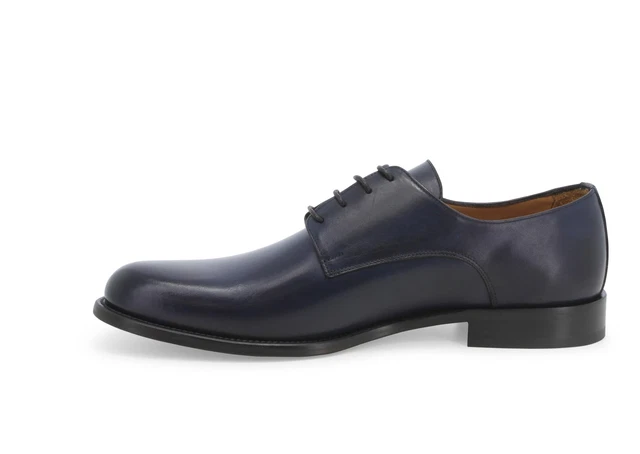 Branco Portafoglio Uomo In Pelle Bovina Blu – Elegante E Capiente Con Moschettone E 9 Slot