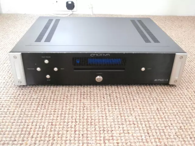 Rare Audiophile Emotiva ERC-1 CD Player XLR Outputs plays HDCD - 24 Bit DAC