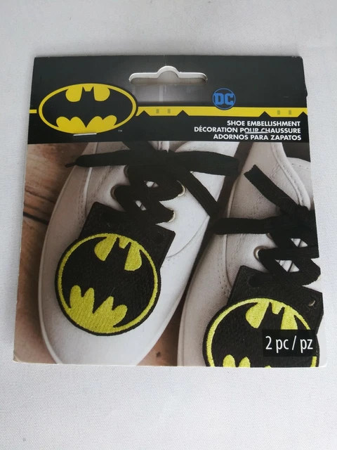 DC Comics Batman Shoe Embellishment (2pcs) New