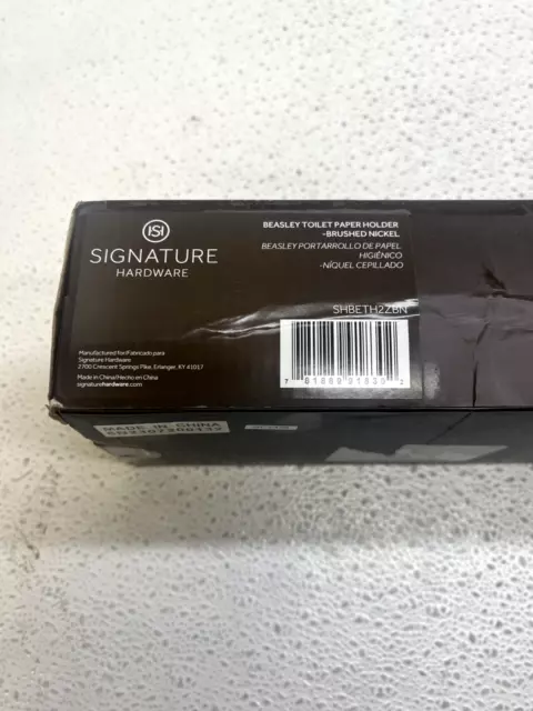 Signature Hardware Beasley Double Post Toilet Paper Holder 480491