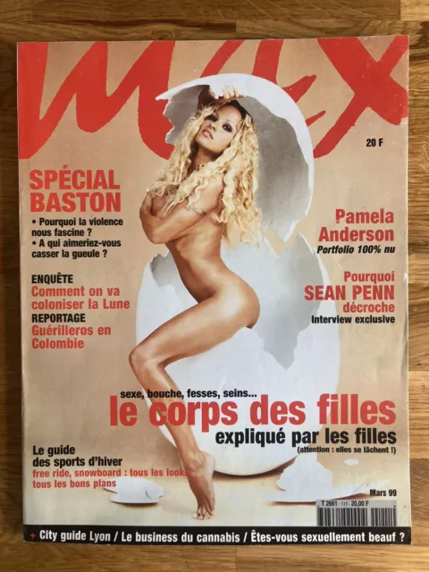 MAX French Mars 1999 - Pamela ANDERSON Sean PENN - Spécial BASTON