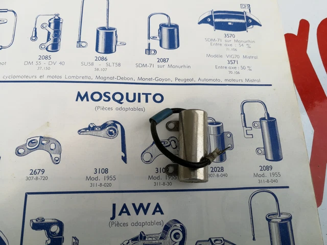 N.O.S condensateur MOSQUITO PRESTO allumage