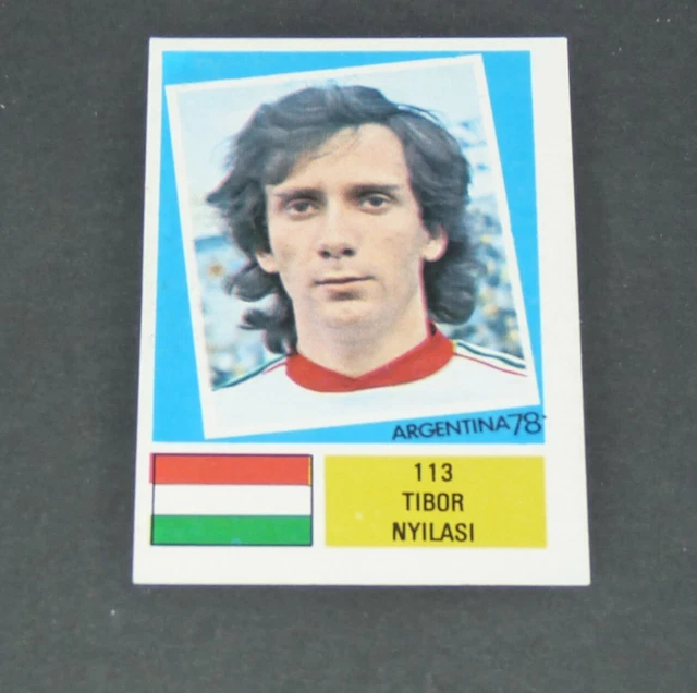 SILVIO PIOLA N° 9 Italia Image Panini Football Originale Argentina 78