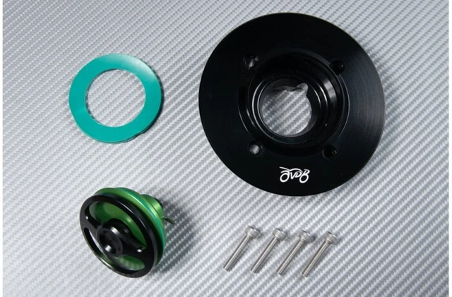 Bouchon Réservoir Essence Accossato Pour Kawasaki Ninja 636 ZX6R 2006 – Noir, à Cliquet.