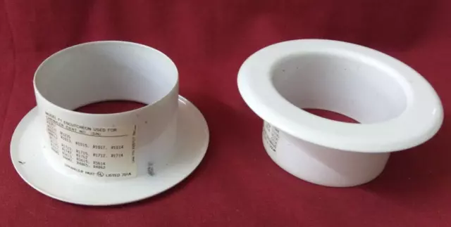 Reliable Model F1 White Escutcheon