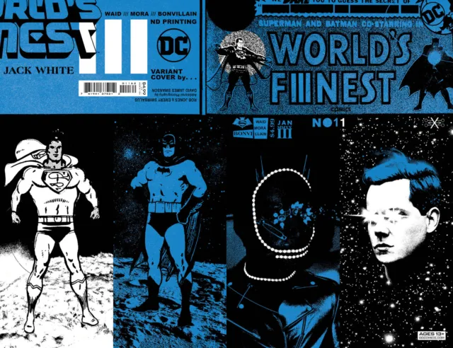 🔥 Batman/Superman: World's Finest #11 (Jack White Iii 2Nd Print Variant) ~ Dc