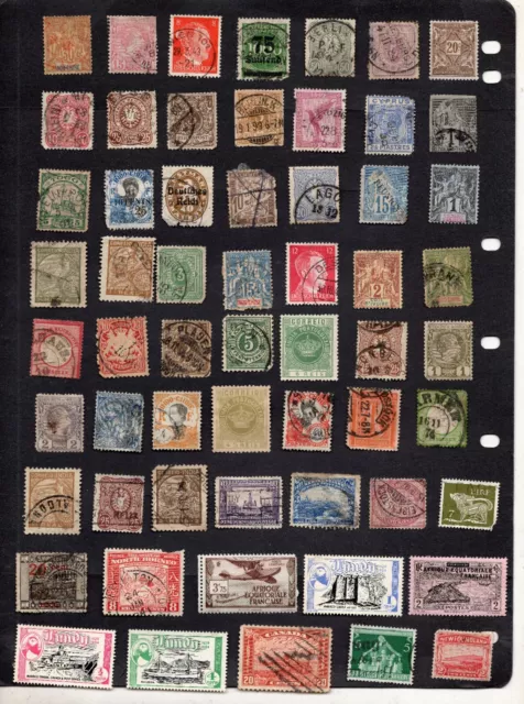 Stamp Lot Of Worldwide Faulty Items, Some With Minor Faults (5 Scans)
