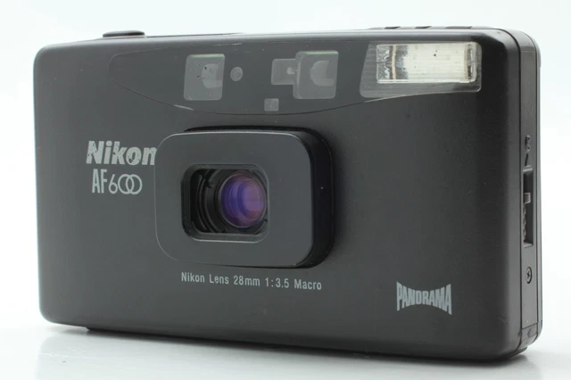READ [NEAR MINT] Nikon AF600 Black Panorama 35mm Point & Shoot Film Camera JAPAN
