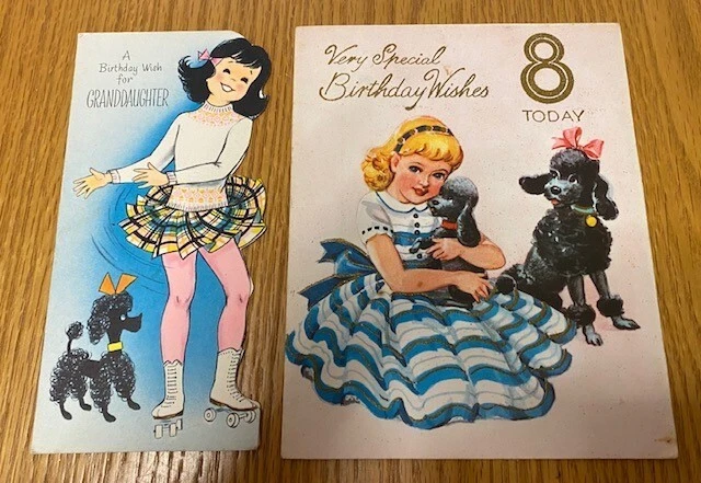 Vintage 1960,s Used Greeting Cards