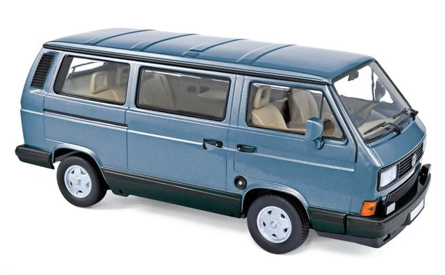 NOREV Volkswagen T3 Multivan 1990 - Bleu Métallisé - 1/18 - Occasion