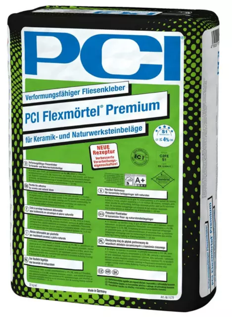 Fliesen-Natursteinkleber PCI Lechada Premium 20KG Flex-Kleber Terraza