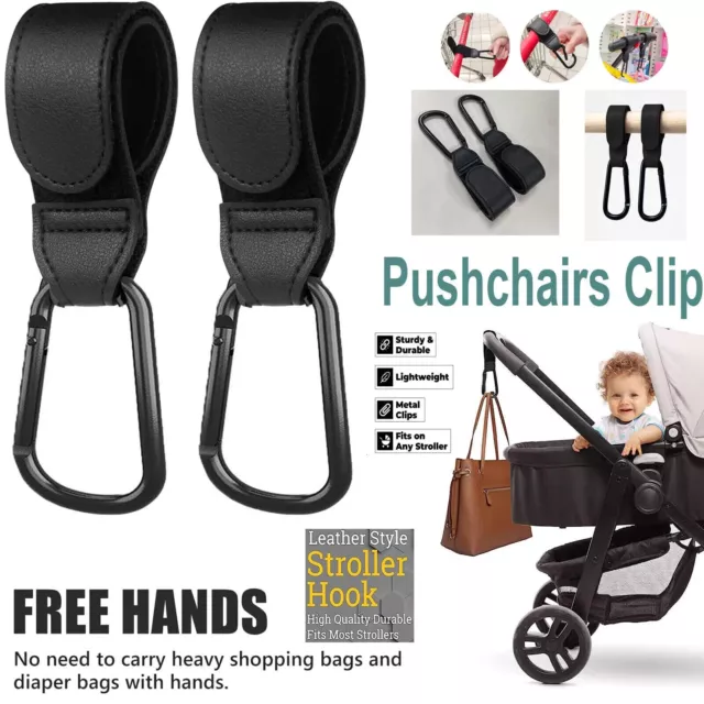 BUGGY BAG HOOKS CLIPS Fit Mothercare Journey Orb My3 Xpedior Pushchair Pram 4.99 PicClick UK