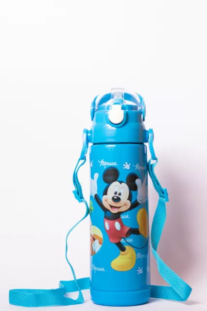 Kids Disney Characters Mickey Mouse and Minnie Mouse 500ml Flask Water Bottle