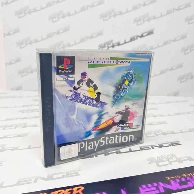 Rushdown PS1 PlayStation Sony Black Label Racing PAL/UK Complete Tested