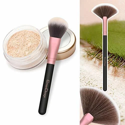 Pennelli Make Up EmaxDesign Set di 18 Pennelli per il Trucco Professionali fond 7