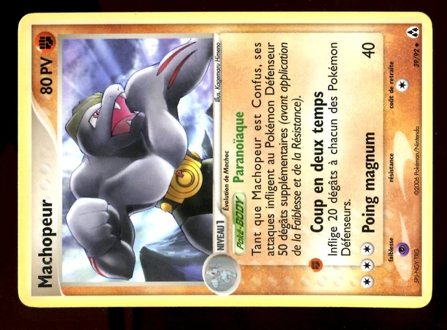 Pokemon Ex Crea Legendes Unco N°  39/92 Machopeur