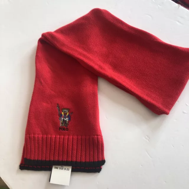 Ralph Lauren Polo Red Bear scarf kids