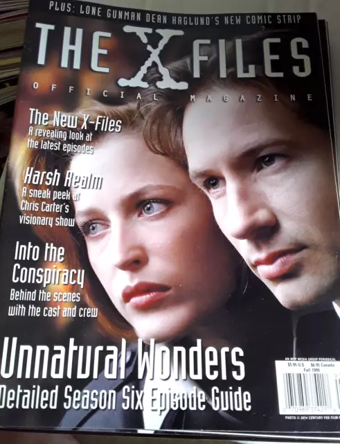 "The X Files" Magazine Vol 1 No 11 Official 1999 Anderson, Duchovny Luke Wilson