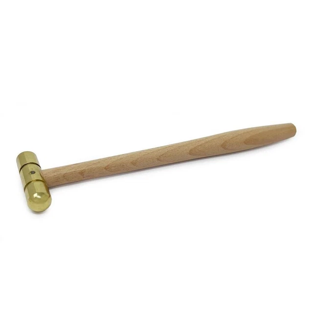 Messingkopfjuweliere Hammer gewölbte & flache Gesichter, kleine Hobbyuhr Reparaturwerkzeug