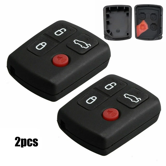 Accessories Durable Remote Key Shell Cat Tools 2pcs 4 Buttons Black Tools