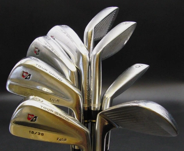 Set of 8 x Wilson Staff 15/25 LIMITED EDITION FG58 Tour Grind Irons 3-PW Regular Set of 8 x Wilson Staff 15/25 LIMITED EDITION FG58 Tour Grind Irons 3-PW Regular