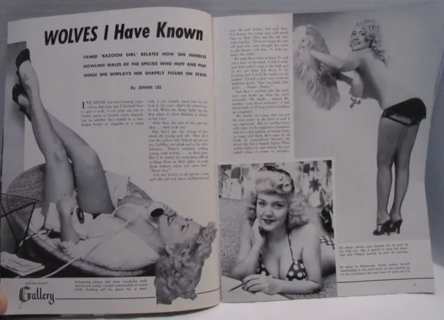 Modern Man Magazine July 1955 Rita Hayworth, Stripper Jennie Jee 2